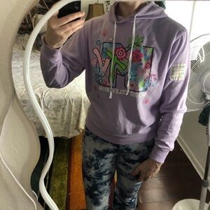 Purple MTV Music Television hoodie
